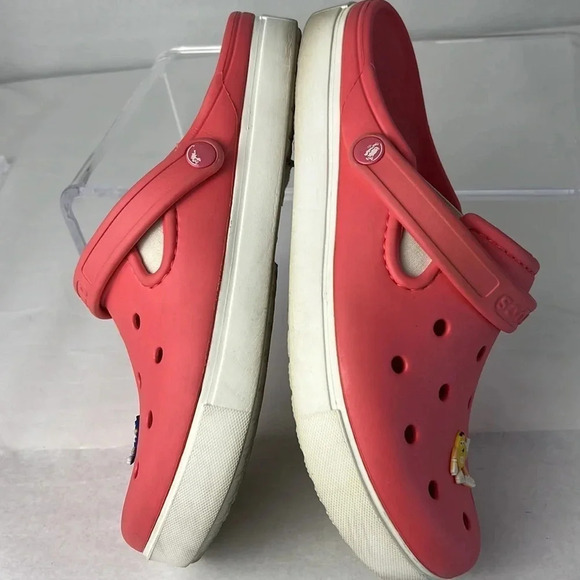 Crocs Unisex Citilane Slip-On Clogs Coral/White Size M9 W11 - Picture 7 of 15